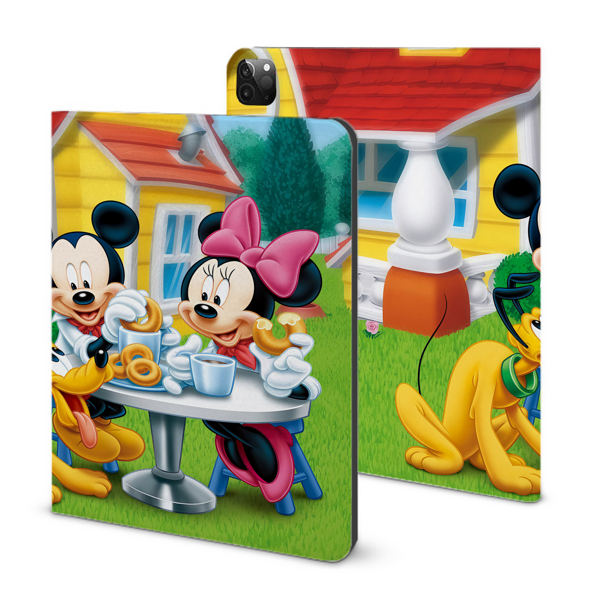 （画像用） ミッキーマウス Mickey Mouse IPadケース ペンホルダー付き ブックスタイルデザイン